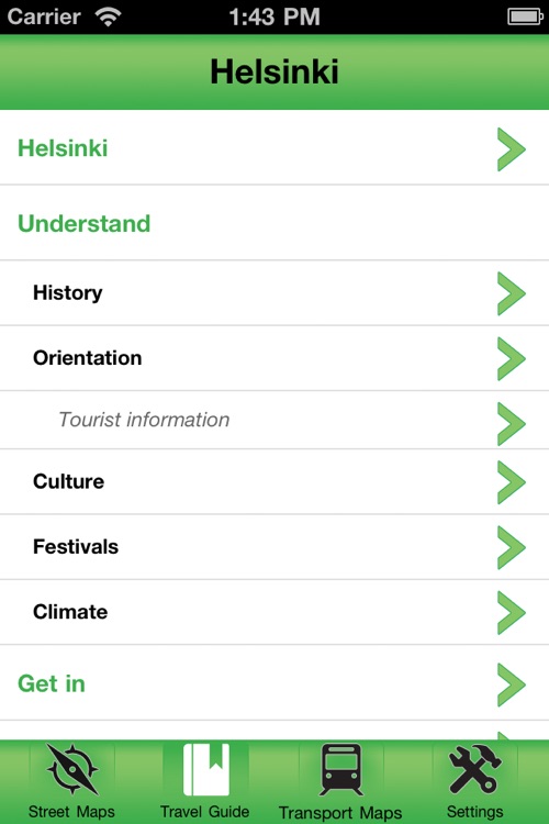 Helsinki Offline Street Map