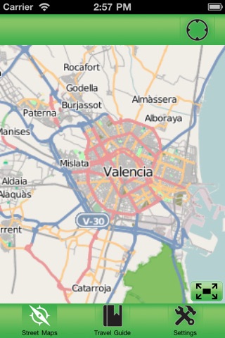 Valencia Offline Street Map