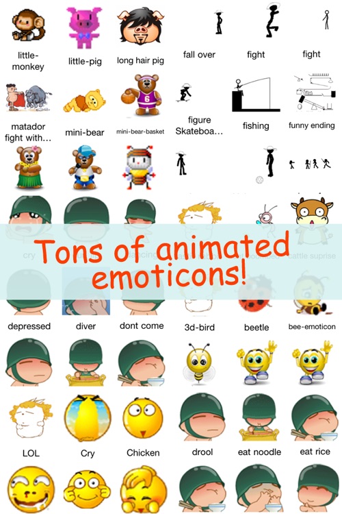 Animated Emotions™ for MMS Text Message, Email!!(FREE)