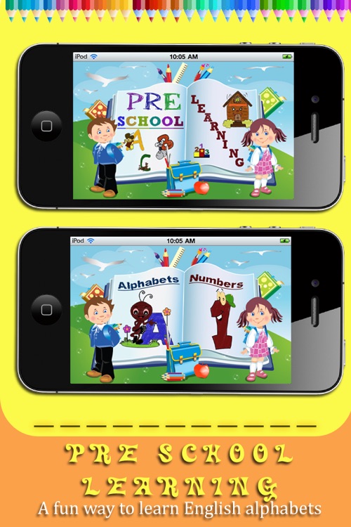 Preschool Learning: Alphabets & Numbers Lite