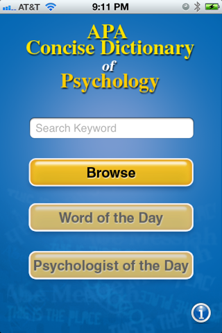 APA Concise Dictionary of Psychology Free screenshot 2
