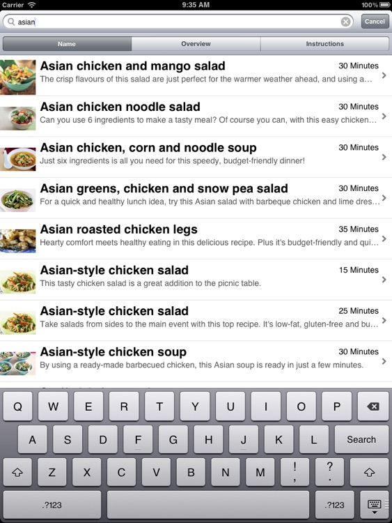 30 Minutes Chicken Meals "iPad Version"