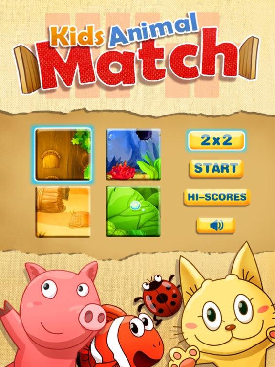 Kids Animal Match HD