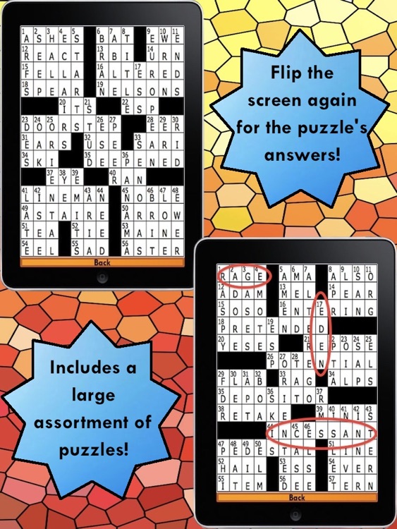 Assorted Crossword Puzzles HD – For your iPad! screenshot-3