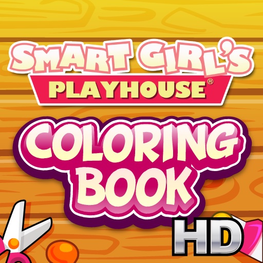 Smart Girl's Playhouse Coloring Book HD