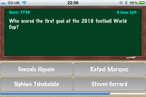 The Big Quiz Of 2010 Lite screenshot 2