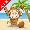 Air CocoMon: Free Flight of the Monkey 's Coconut