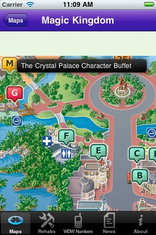 Disney World Maps screenshot 2