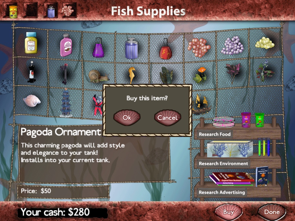 Fish Tycoon Free for iPad screenshot 2