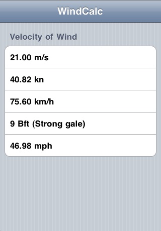 WindCalc