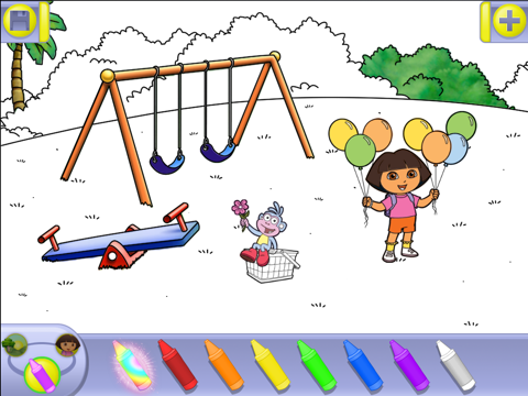 Dora the Explorer Coloring Adventures screenshot 4