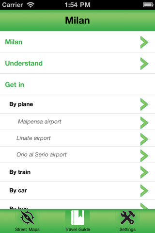 Milan Offline Street Map screenshot 2