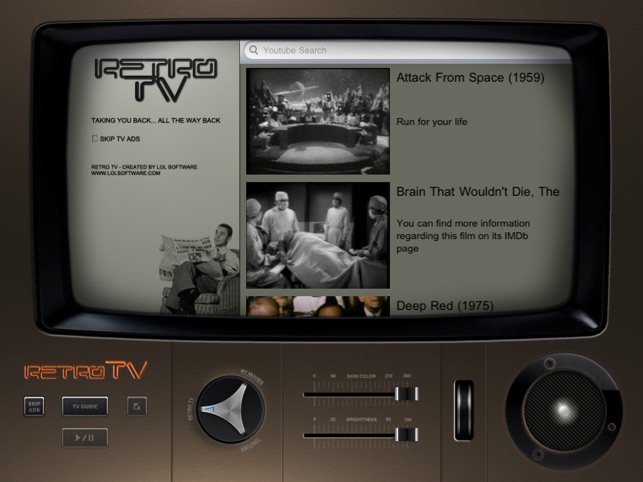 Retro TV Trippy SciFi for Free