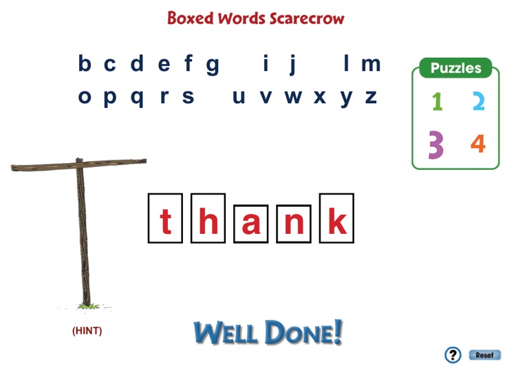 Scarecrow Word Puzzles