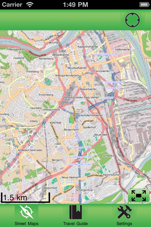 Linz Offline Street Map