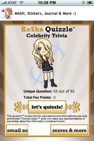 Ke$ha Quizzle™