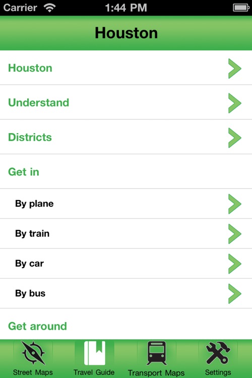 Houston Offline Street Map