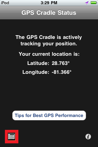 GPS Cradle Status Tool screenshot 2