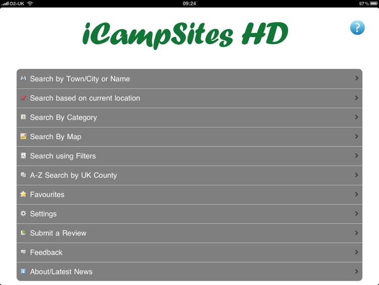 iCampsites HD - Campsites & Stopovers