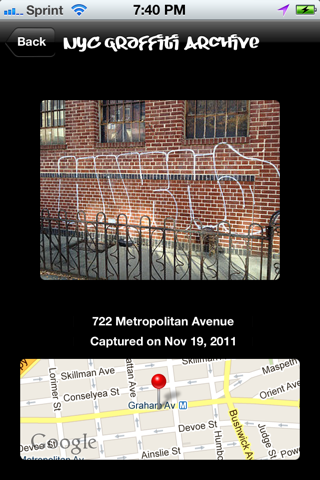 NYC Graffiti Map screenshot 3