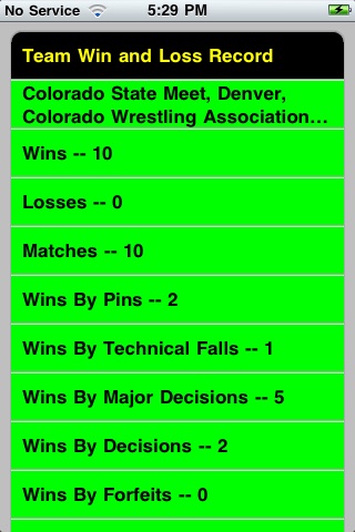 Quick Stats for Wrestling screenshot-3