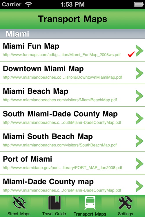Miami Offline Street Map