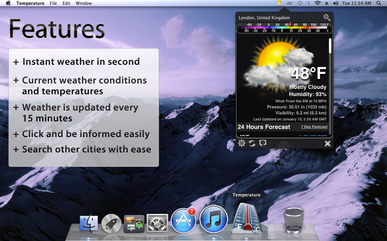 ‎Temperature on the Mac App Store