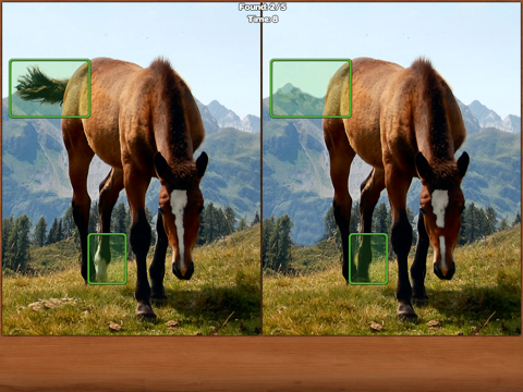 Horses Spot the Difference iPad app afbeelding 2