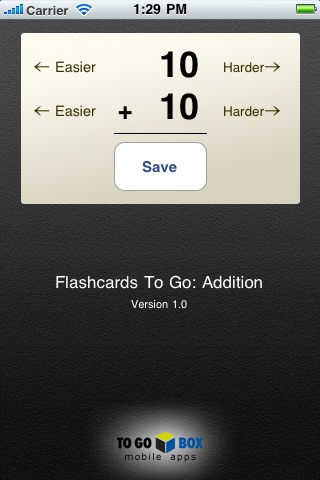 Addition Flashcards To Go