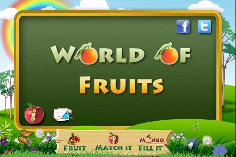 World Of Fruits - Learn and Print Worksheets