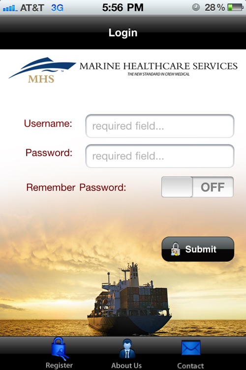 Marine Healthcare Services Online Crewmember Health Record