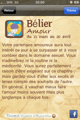 Horoscope de Temporel