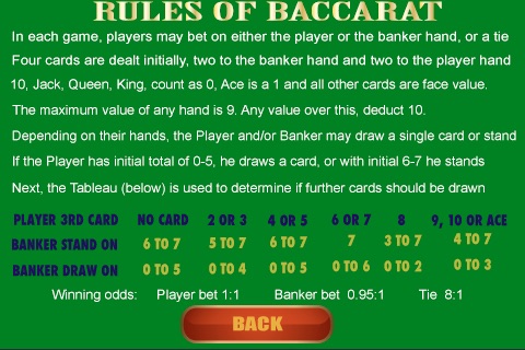 iBaccarat screenshot 2