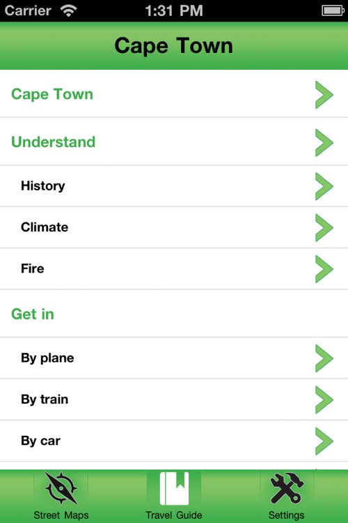 Cape Town Offline Street Map