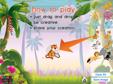 Animal Stickers for Kids screenshot 2