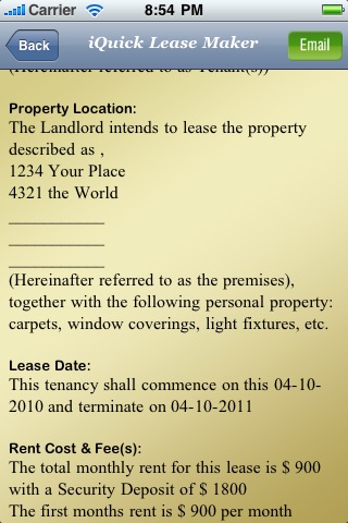 Lease Maker