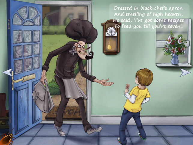 ‎Feed-’Em Fred (The Chef of Dread) interactive storybook (for iPad) Screenshot