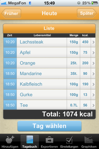 Calorie Counter and Food Diary Free screenshot 2