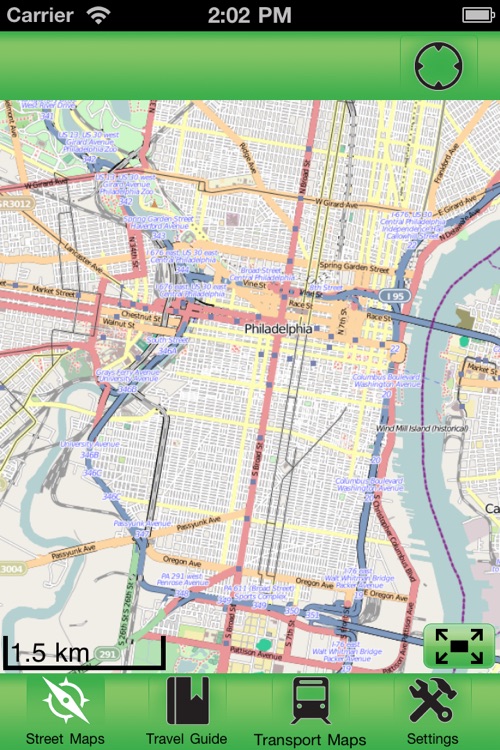 Philadelphia Offline Street Map