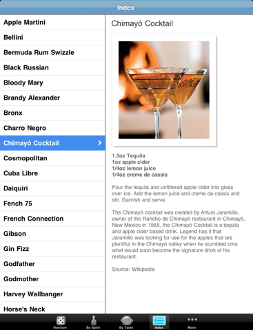 Wiki Cocktail Machine HD: Free Drink Recipe Picker screenshot 2