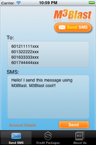 M3Blast - SMS Made Simple