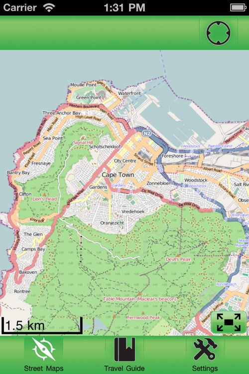 Cape Town Offline Street Map