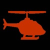 Helicopter In Red Zone