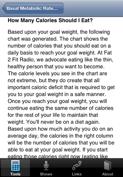 Fat 2 Fit - Tools for Lifestyle Change