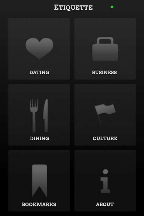 The Etiquette App