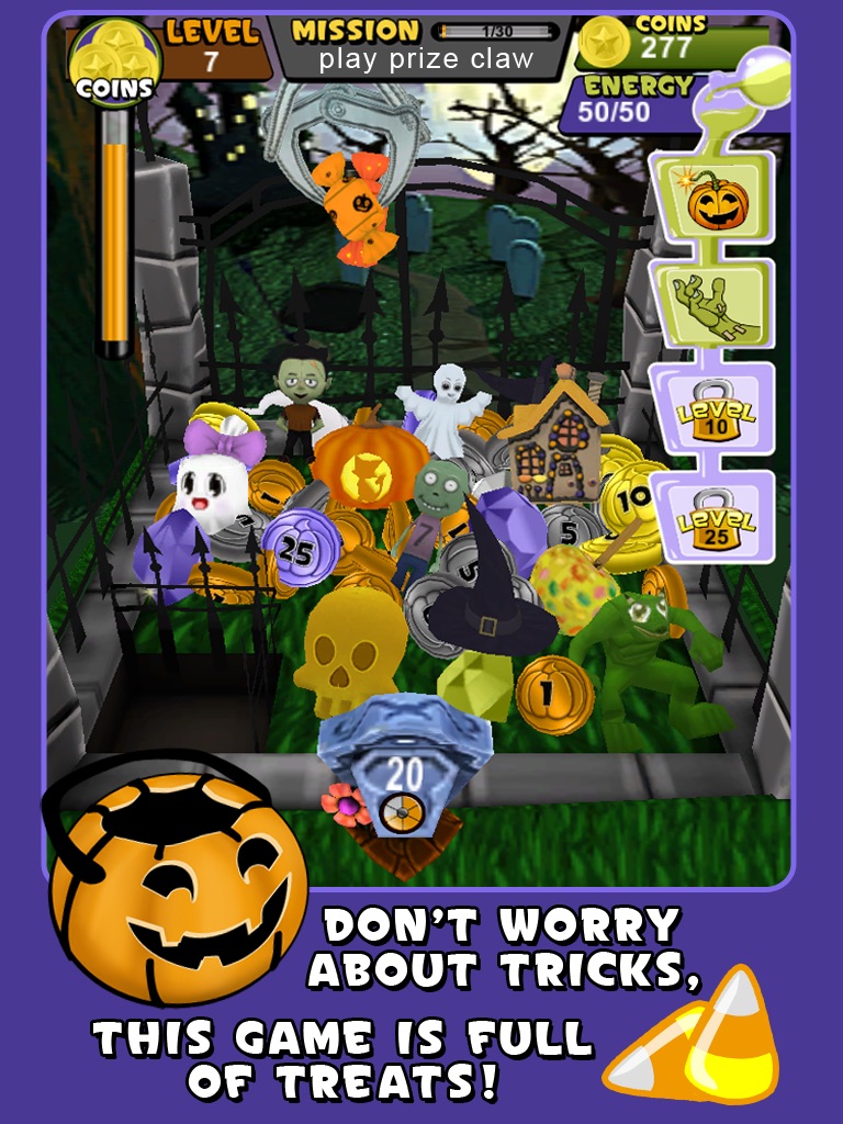 Prize Claw Halloween HD screenshot 2