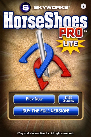 Horseshoes PRO™ Lite  - The Classic Game of HorseShoes screenshot 3