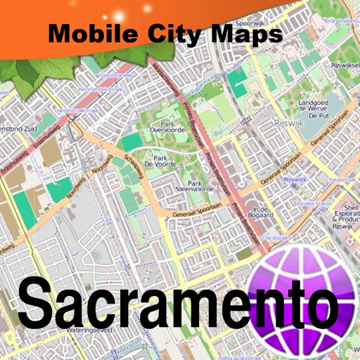 Sacramento Street Map