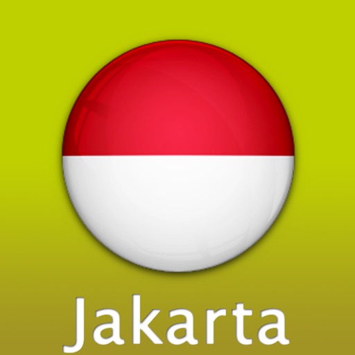 Jakarta Travel Map (Indonesia)
