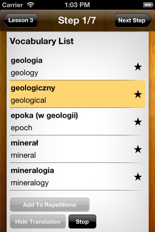 eTutor Angielski C2 for iPhone screenshot 2